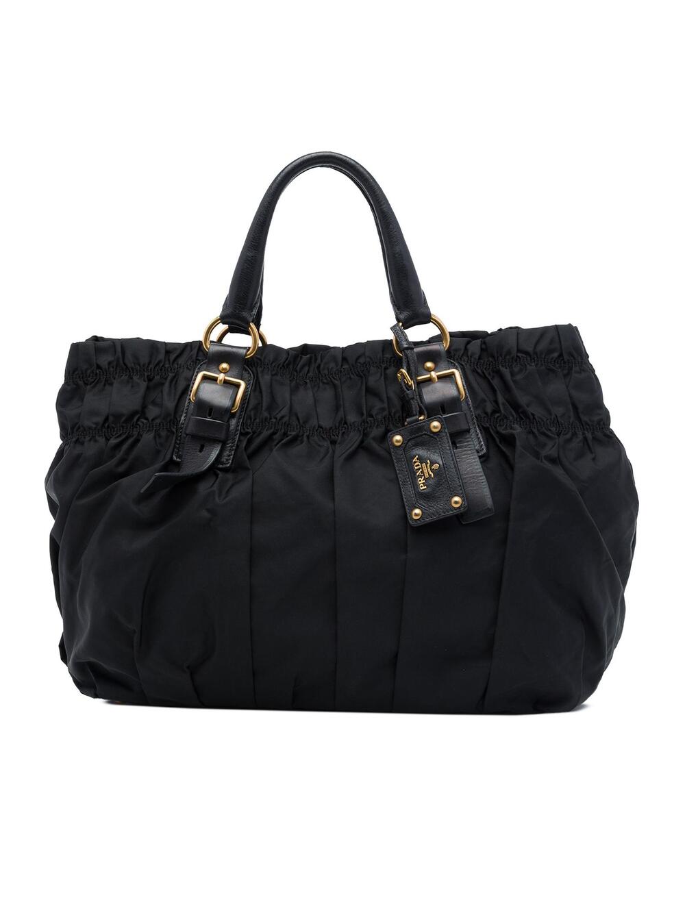 Prada Tessuto Gaufre Tote Pre-Loved #361682P61B